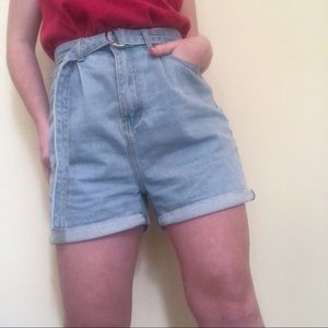 Missguided mom-style denim shorts!